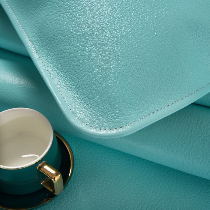 91家纺网 家纺一手货源 找家纺 吾秀 2021新款数码版头层牛皮席 蒂芙尼