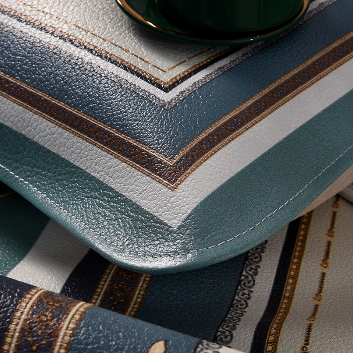 91家纺网 家纺一手货源 找家纺 吾秀 2021新款数码版头层牛皮席 瑞莱