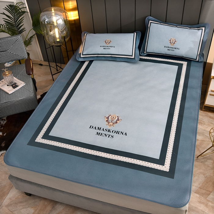 91家纺网 家纺一手货源 找家纺 吾秀 2021新款数码版头层牛皮席 奢享