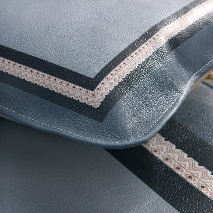 91家纺网 家纺一手货源 找家纺 吾秀 2021新款数码版头层牛皮席 奢享