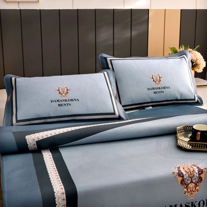 91家纺网 家纺一手货源 找家纺 吾秀 2021新款数码版头层牛皮席 奢享