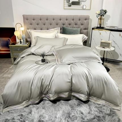 91家纺网 家纺一手货源 找家纺 (总) 凯磊 2021新款兰精天丝四件套优娜