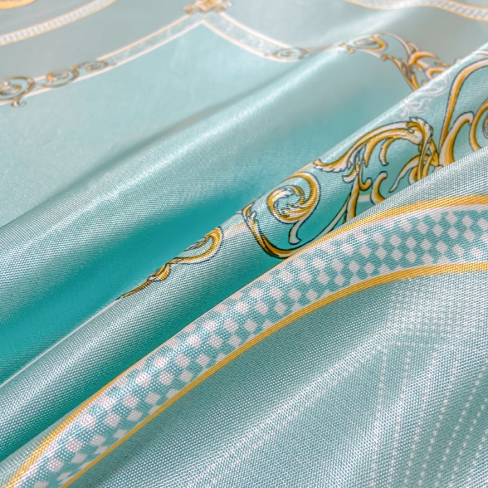 91家纺网 家纺一手货源 找家纺 ds生活馆 凉席冰丝席可水洗冰丝席床裙款冰丝席三件套 华尔兹兰