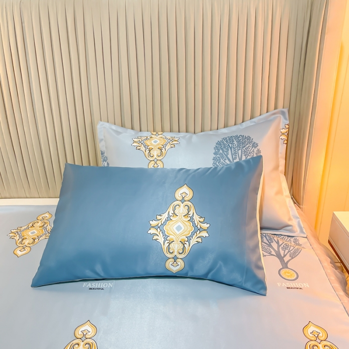 91家纺网 家纺一手货源 找家纺 ds生活馆 凉席冰丝席可水洗冰丝席床裙款冰丝席三件套 慕南枝想