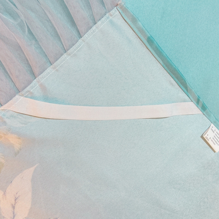 91家纺网 家纺一手货源 找家纺 ds生活馆 凉席冰丝席可水洗冰丝席床裙款冰丝席三件套 盛世花开