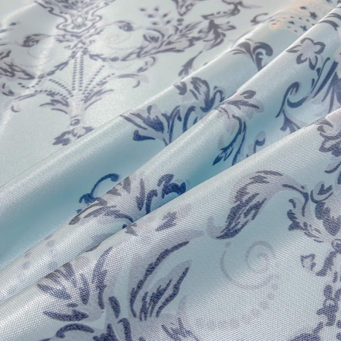 91家纺网 家纺一手货源 找家纺 ds生活馆 凉席冰丝席可水洗冰丝席床裙款冰丝席三件套 悉尼蓝