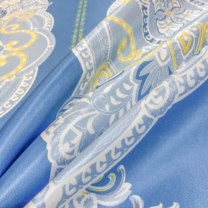 91家纺网 家纺一手货源 找家纺 ds生活馆 凉席冰丝席可水洗冰丝席床裙款冰丝席三件套 雅韵翩然