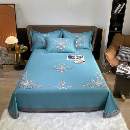 91家纺网 家纺一手货源 找家纺 （总）眠帛家居 2021数码竹语天丝凉席冰丝席空调席三件套