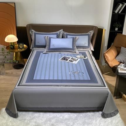 91家纺网 家纺一手货源 找家纺 （总）眠帛家居 2021数码竹语天丝凉席冰丝席空调席三件套