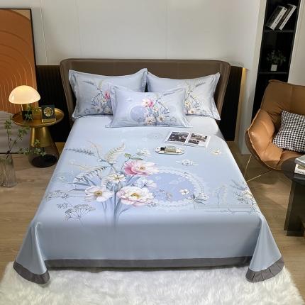 91家纺网 家纺一手货源 找家纺 （总）眠帛家居 2021数码竹语天丝凉席冰丝席空调席三件套