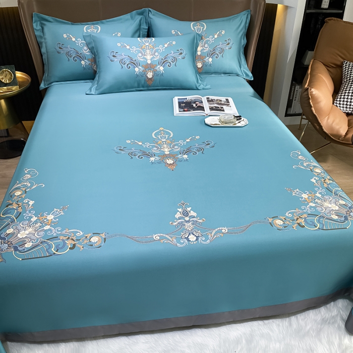 91家纺网 家纺一手货源 找家纺 眠帛家居 2021新款数码竹语天丝凉席三件套 记忆