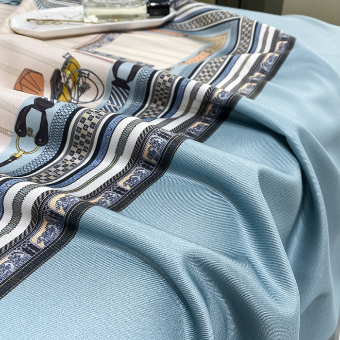 91家纺网 家纺一手货源 找家纺 眠帛家居 2021新款数码竹语天丝凉席三件套 绅品