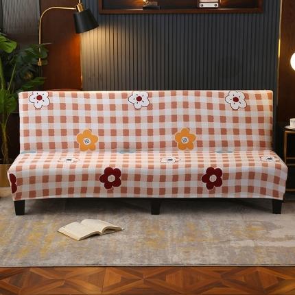 91家纺网 家纺一手货源 找家纺 （总）雅竹 牛奶丝印花沙发床套（无裙边）