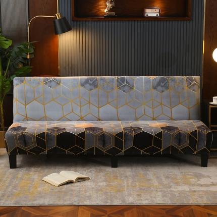 91家纺网 家纺一手货源 找家纺 雅竹 牛奶丝印花沙发床套（无裙边）泼墨