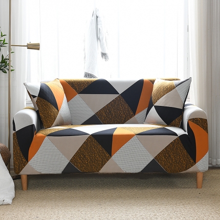 2024新款印花沙发套居家全包沙发垫沙发巾几何物语