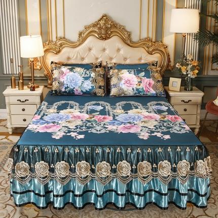 91家纺网 家纺一手货源 找家纺 瑞宝 2025新款欧式印花单凉席 安娜