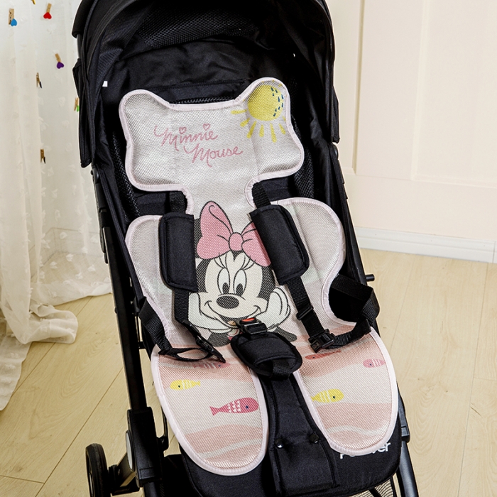 91家纺网 家纺一手货源 找家纺 小芽家居 2024新款推车系列凉垫 米妮