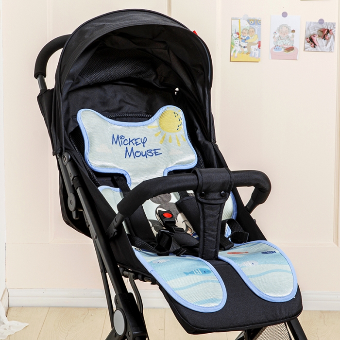 91家纺网 家纺一手货源 找家纺 小芽家居 2024新款推车系列凉垫 米奇