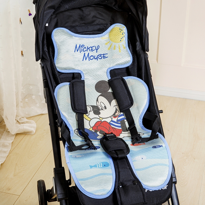 91家纺网 家纺一手货源 找家纺 小芽家居 2024新款推车系列凉垫 米奇