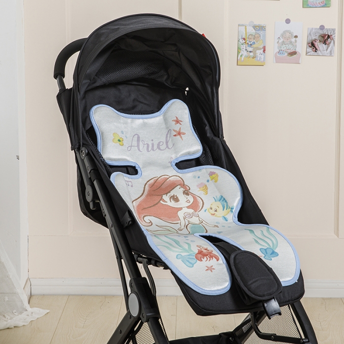 91家纺网 家纺一手货源 找家纺 小芽家居 2024新款推车系列凉垫 人鱼公主