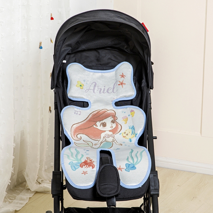 91家纺网 家纺一手货源 找家纺 小芽家居 2024新款推车系列凉垫 人鱼公主