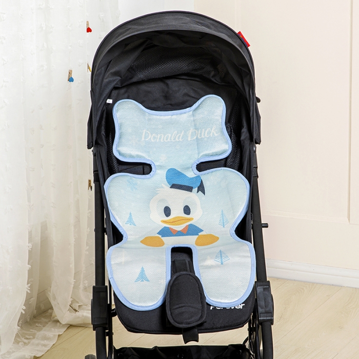 91家纺网 家纺一手货源 找家纺 小芽家居 2024新款推车系列凉垫 唐老鸭