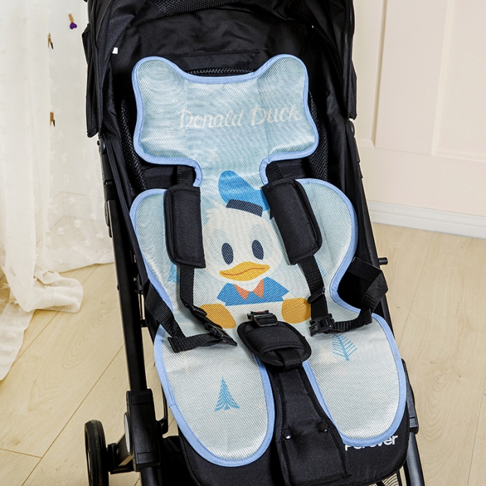 91家纺网 家纺一手货源 找家纺 小芽家居 2024新款推车系列凉垫 唐老鸭