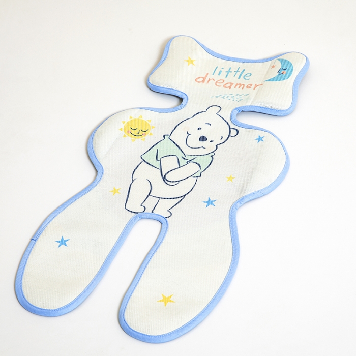 91家纺网 家纺一手货源 找家纺 小芽家居 2024新款推车系列凉垫 小熊维尼