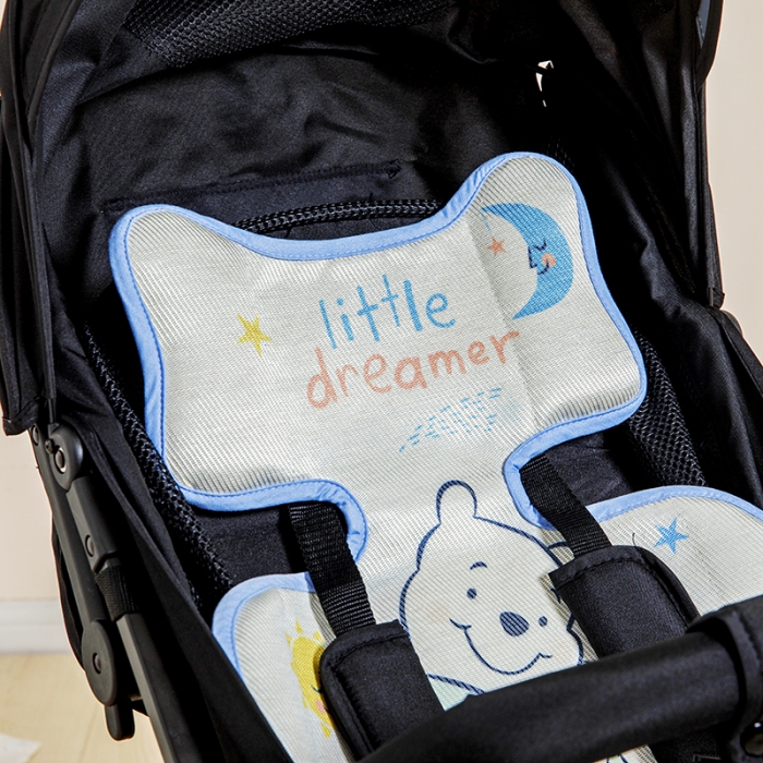 91家纺网 家纺一手货源 找家纺 小芽家居 2024新款推车系列凉垫 小熊维尼