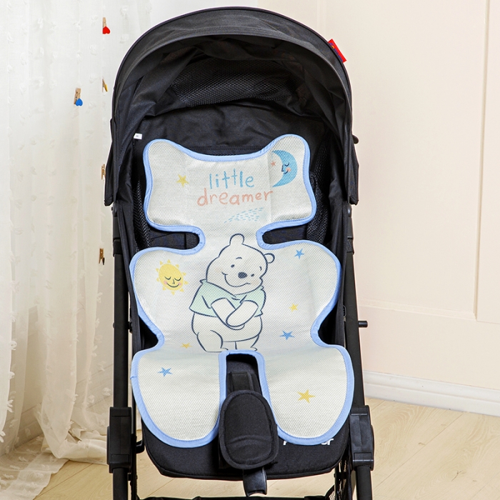 91家纺网 家纺一手货源 找家纺 小芽家居 2024新款推车系列凉垫 小熊维尼