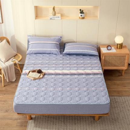 91家纺网 家纺一手货源 找家纺 （总）春皖家纺 2023新款色织夹棉床笠