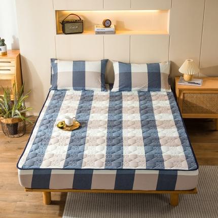 91家纺网 家纺一手货源 找家纺 （总）春皖家纺 2023新款色织夹棉床笠