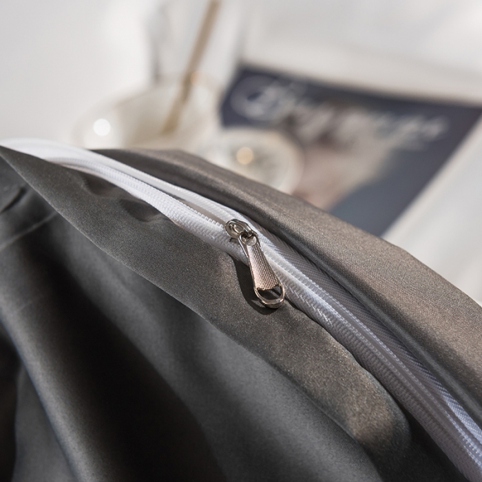 91家纺网 家纺一手货源 找家纺 骏腾 2022新款水洗冰丝刺绣四件套水洗真丝天丝艾莎-珍珠白