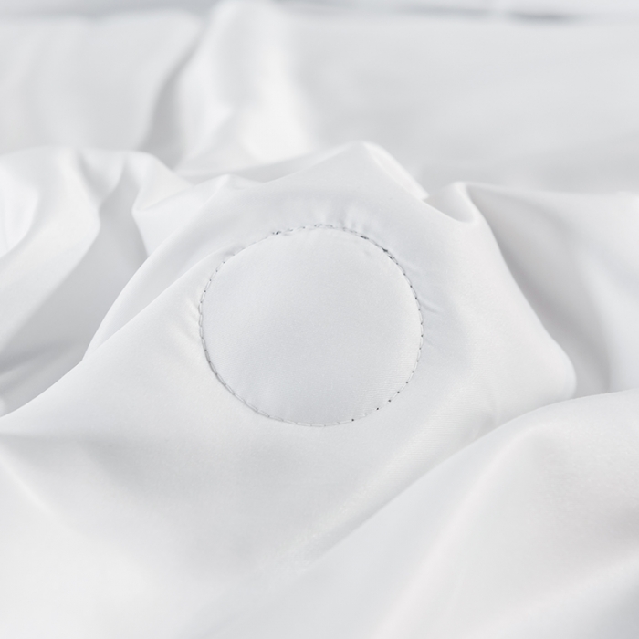 91家纺网 家纺一手货源 找家纺 骏腾 2022新款水洗冰丝夏被四件套水洗真丝天丝艾莎-珍珠白