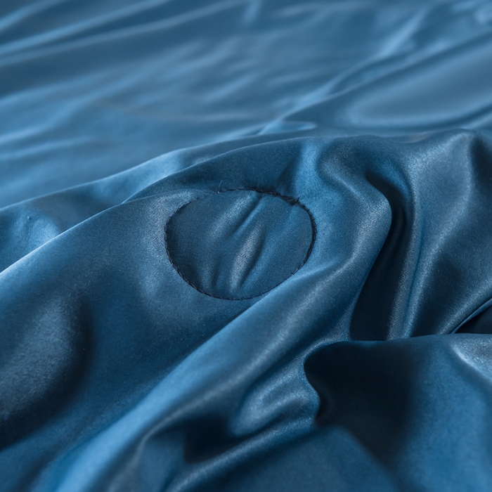 91家纺网 家纺一手货源 找家纺 （总）骏腾 2022新款水洗冰丝夏被四件套水洗真丝天丝