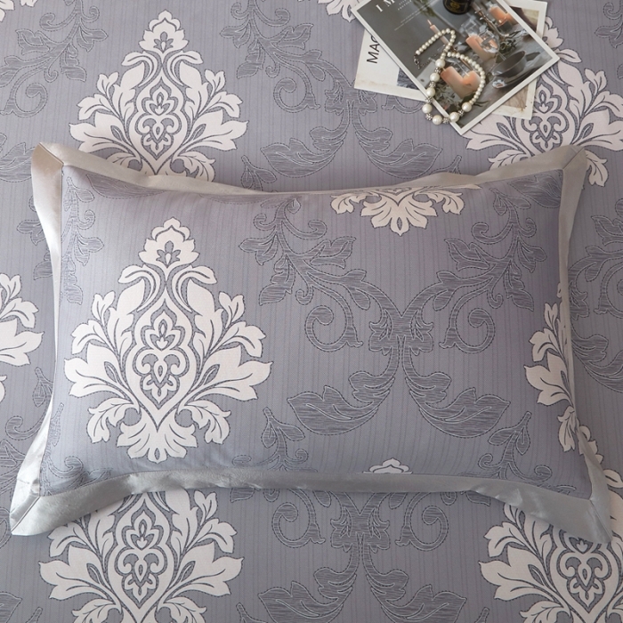 91家纺网 家纺一手货源 找家纺 威克凯丽 2023新款竹语天丝软凉席 法兰蒂-灰