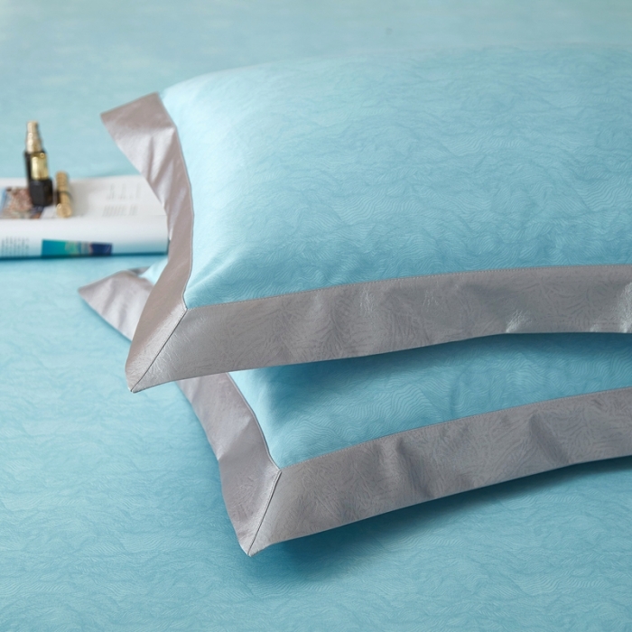 91家纺网 家纺一手货源 找家纺 威克凯丽 2023新款竹语天丝软凉席 千里江山-天青