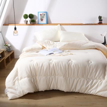 91家纺网 家纺一手货源 找家纺 （总）尊妙 原棉不染全棉大豆空调被春秋被四季被子被芯