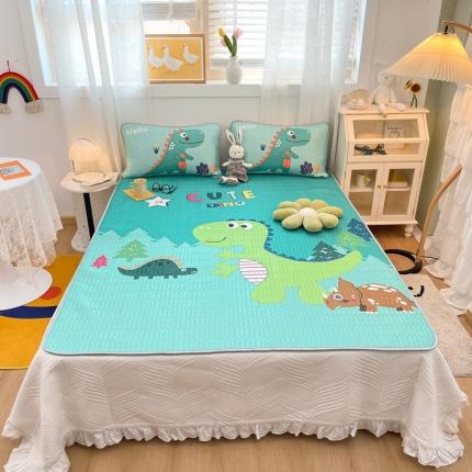 91家纺网 家纺一手货源 找家纺 （总）金爱家 2021新款卡通乳胶凉席三件套