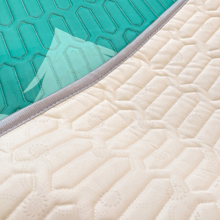 91家纺网 家纺一手货源 找家纺 金爱家 2021新款卡通乳胶凉席三件套 恐龙绿