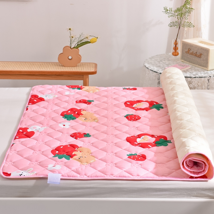 91家纺网 家纺一手货源 找家纺 （总）寐珂 2025新款全棉大豆纤维床垫薄款