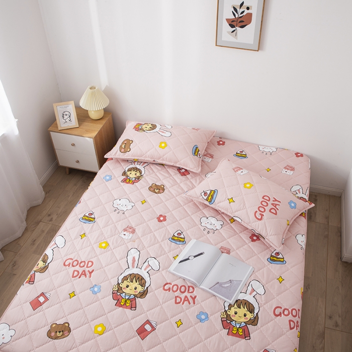 91家纺网 家纺一手货源 找家纺 （总）小米笠 2021新款亲肤磨毛夹棉床笠直播