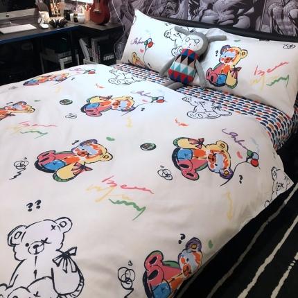 91家纺网 家纺一手货源 找家纺 （总）HL原创 2021新款INS风四件套