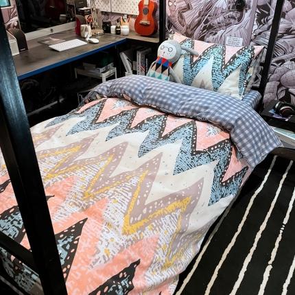 91家纺网 家纺一手货源 找家纺 （总）HL原创 2021新款学生宿舍四件套