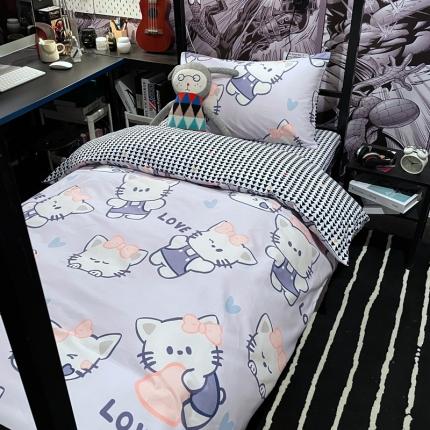 91家纺网 家纺一手货源 找家纺 （总）HL原创 2021新款学生宿舍四件套