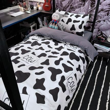 91家纺网 家纺一手货源 找家纺 HL原创 2021新款学生宿舍四件套 牛牛