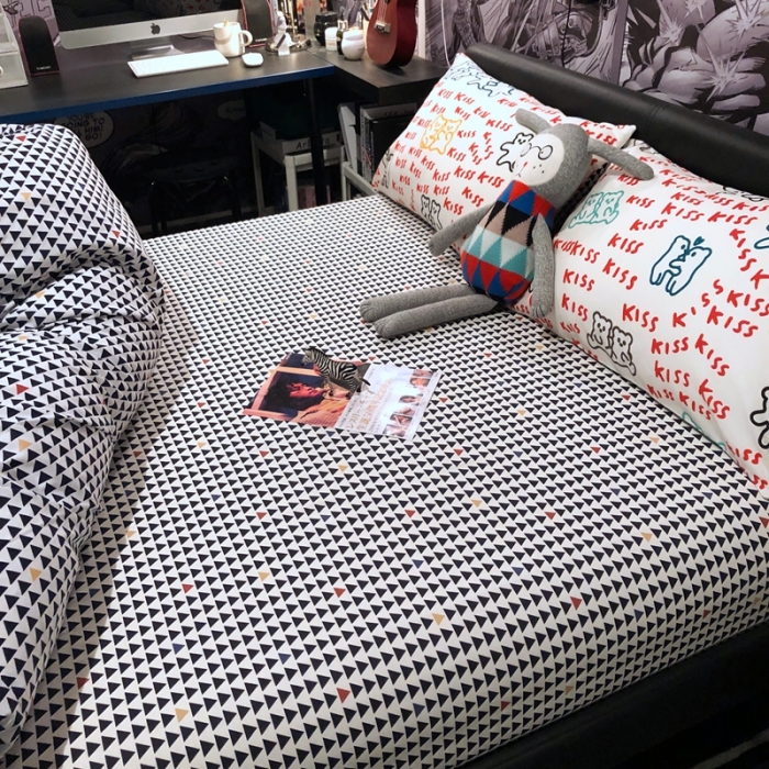 91家纺网 家纺一手货源 找家纺 HL原创 2021新款INS风四件套 好朋友