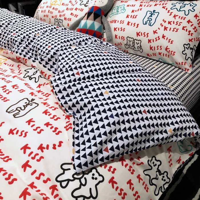 91家纺网 家纺一手货源 找家纺 HL原创 2021新款INS风四件套 好朋友