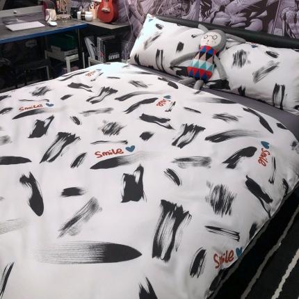 91家纺网 家纺一手货源 找家纺 HL原创 2021新款INS风四件套 酷酷