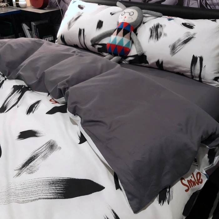 91家纺网 家纺一手货源 找家纺 HL原创 2021新款INS风四件套 酷酷